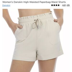 Danskin High Waisted Shorts - “Sand” colored